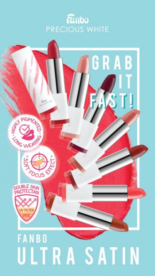 FANBO PRECIOUS WHITE ULTRA SATIN LIPS